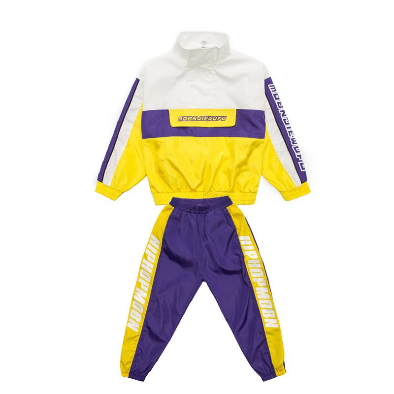 Set de dans pentru copii pentru reprezentații hip-hop și jazz, unisex, pentru antrenament, 80% fibră acrilică