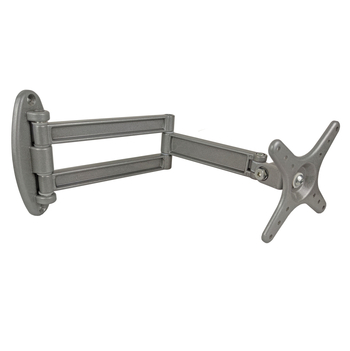 Szerelhető falra TV/monitor tartó kinyújtható és forgatható karral, univerzális kompatibilitás, mechanikus működtetés