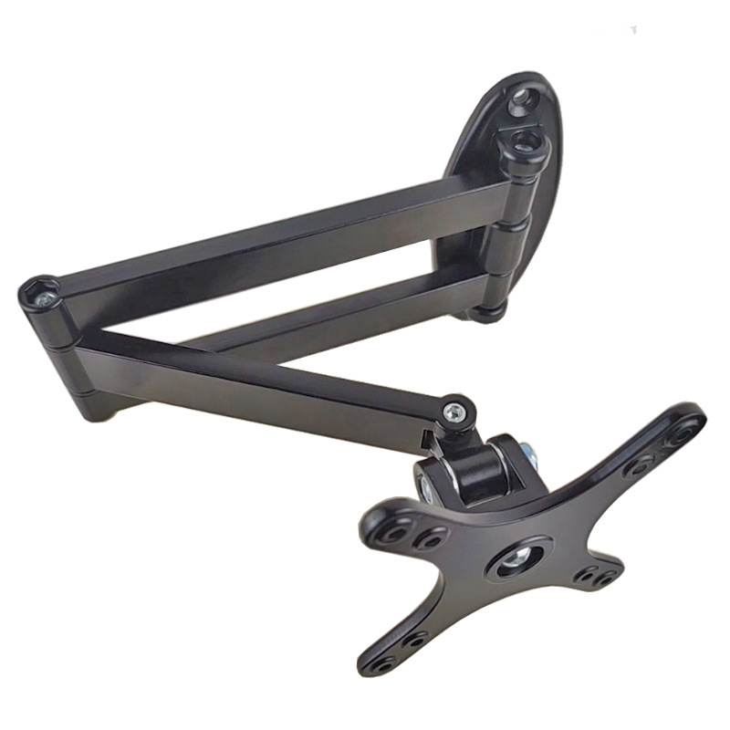 Szerelhető falra TV/monitor tartó kinyújtható és forgatható karral, univerzális kompatibilitás, mechanikus működtetés