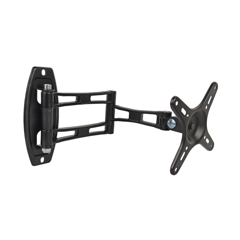 Szerelhető falra TV/monitor tartó kinyújtható és forgatható karral, univerzális kompatibilitás, mechanikus működtetés
