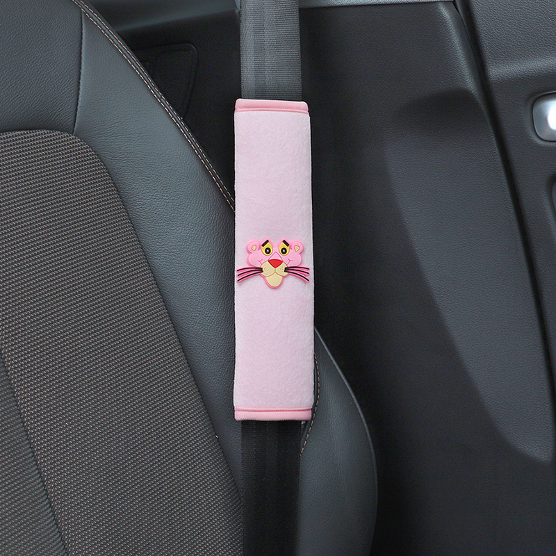 Zaštitnik za rameni sigurnosnog pojasa automobila, mekan poliester, dizajn crtić božanstva, prilagodljiv, marka Qiao Lin, težina 0,1 kg