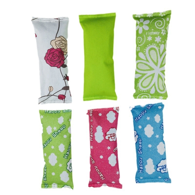 Σακουλάκι αποσμητικού για παπούτσια με μπαμπού άνθρακα - 75 g, μη υφαντό ύφασμα, ενεργός άνθρακας, χωρίς άρωμα, για παπούτσια