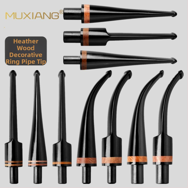 Set accesorii pentru pipă, rășină, personalizare DIY cu imprimare de logo, cutie cu 100 bucăți, Woody