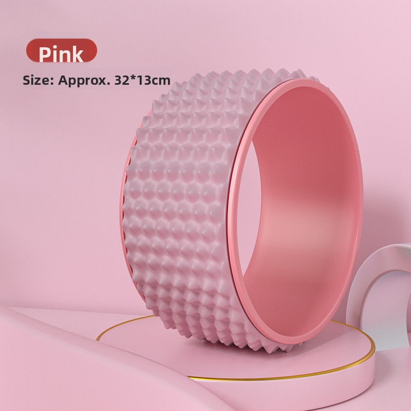 Τροχός γιόγκα για αρχάριους, άνοιγμα ώμων, κάμψη πλάτης, κύλινδρος για γράμμωση μέσης, κύκλος πιλάτες, υλικό: TPE