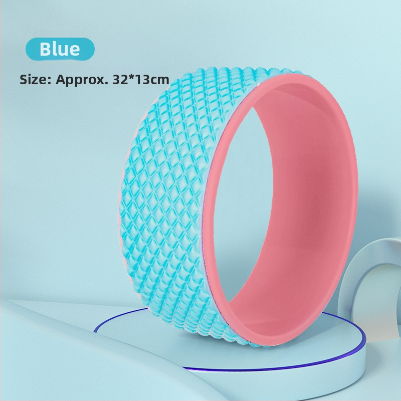 Τροχός γιόγκα για αρχάριους, άνοιγμα ώμων, κάμψη πλάτης, κύλινδρος για γράμμωση μέσης, κύκλος πιλάτες, υλικό: TPE