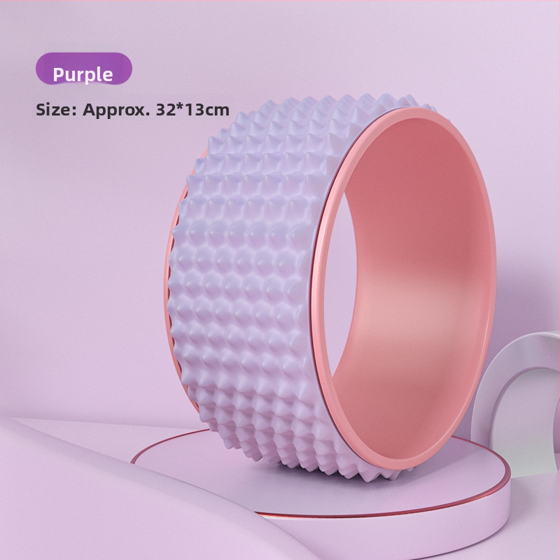 Τροχός γιόγκα για αρχάριους, άνοιγμα ώμων, κάμψη πλάτης, κύλινδρος για γράμμωση μέσης, κύκλος πιλάτες, υλικό: TPE