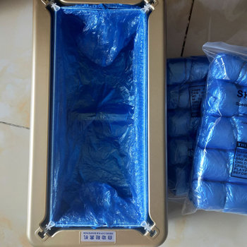 Μίας χρήσης καλύμματα παπουτσιών από PE με κλείσιμο τύπου Τ, κατάλληλα για οικιακή ή γραφείου χρήση, προστασία από τη σκόνη.