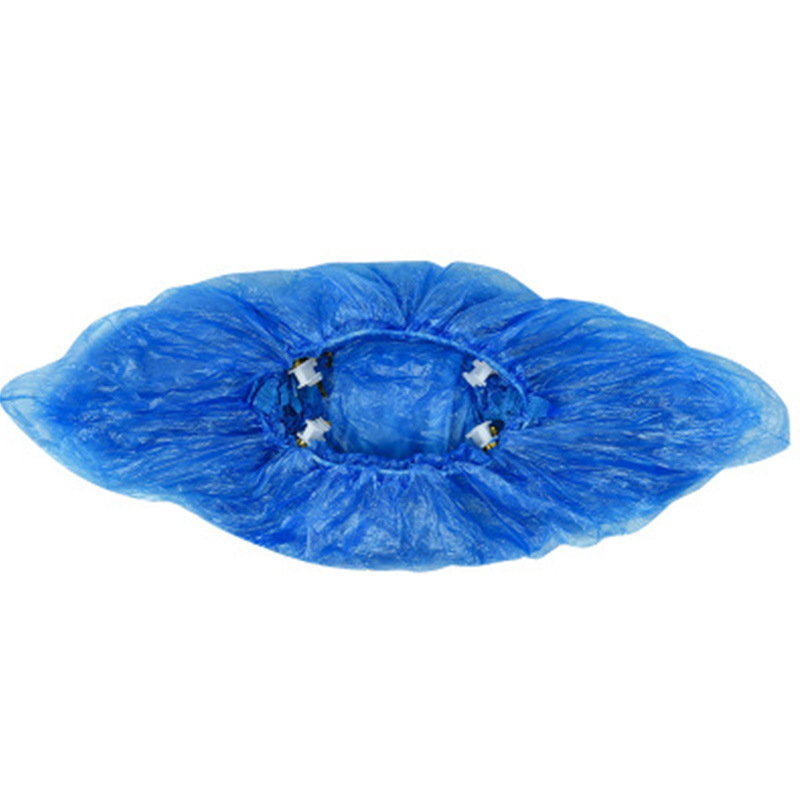 Μίας χρήσης καλύμματα παπουτσιών από PE με κλείσιμο τύπου Τ, κατάλληλα για οικιακή ή γραφείου χρήση, προστασία από τη σκόνη.