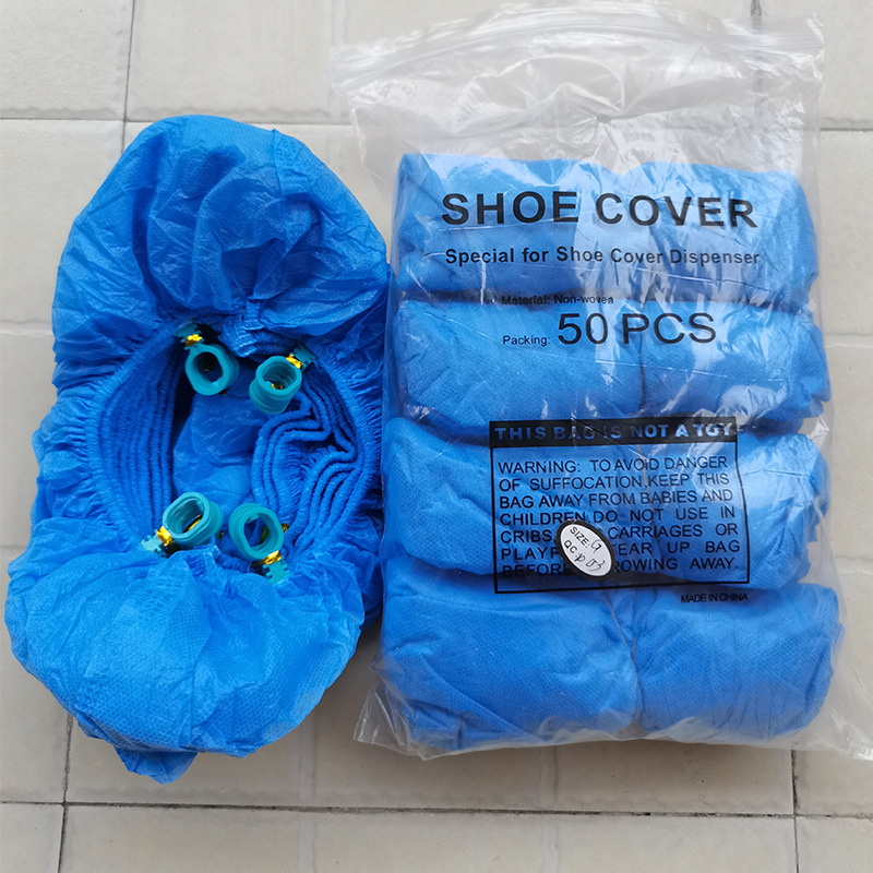 Μίας χρήσης καλύμματα παπουτσιών από PE με κλείσιμο τύπου Τ, κατάλληλα για οικιακή ή γραφείου χρήση, προστασία από τη σκόνη.