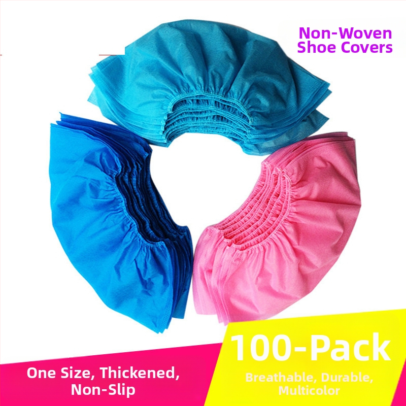 Μίας χρήσης καλύμματα παπουτσιών από PE με κλείσιμο τύπου Τ, κατάλληλα για οικιακή ή γραφείου χρήση, προστασία από τη σκόνη.