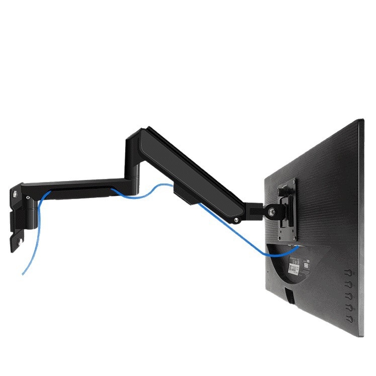 Ipari szintű univerzális falra szerelhető monitorkar teleszkópos hosszabbítással, teherbírás 5–10 kg