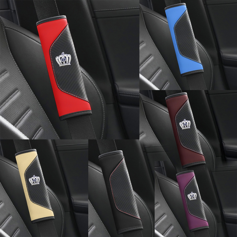 Mocha huse din piele pentru centura de siguranță, universale pentru interiorul mașinii, greutate 0,05 kg