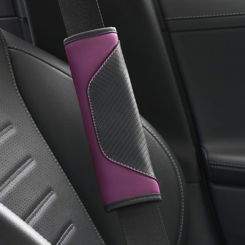 Mocha huse din piele pentru centura de siguranță, universale pentru interiorul mașinii, greutate 0,05 kg