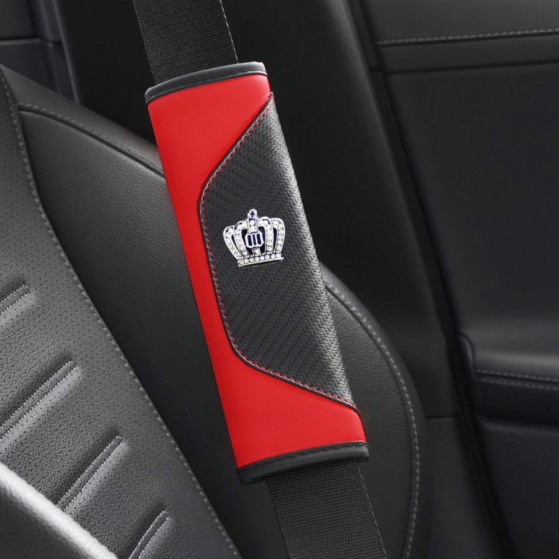 Mocha huse din piele pentru centura de siguranță, universale pentru interiorul mașinii, greutate 0,05 kg