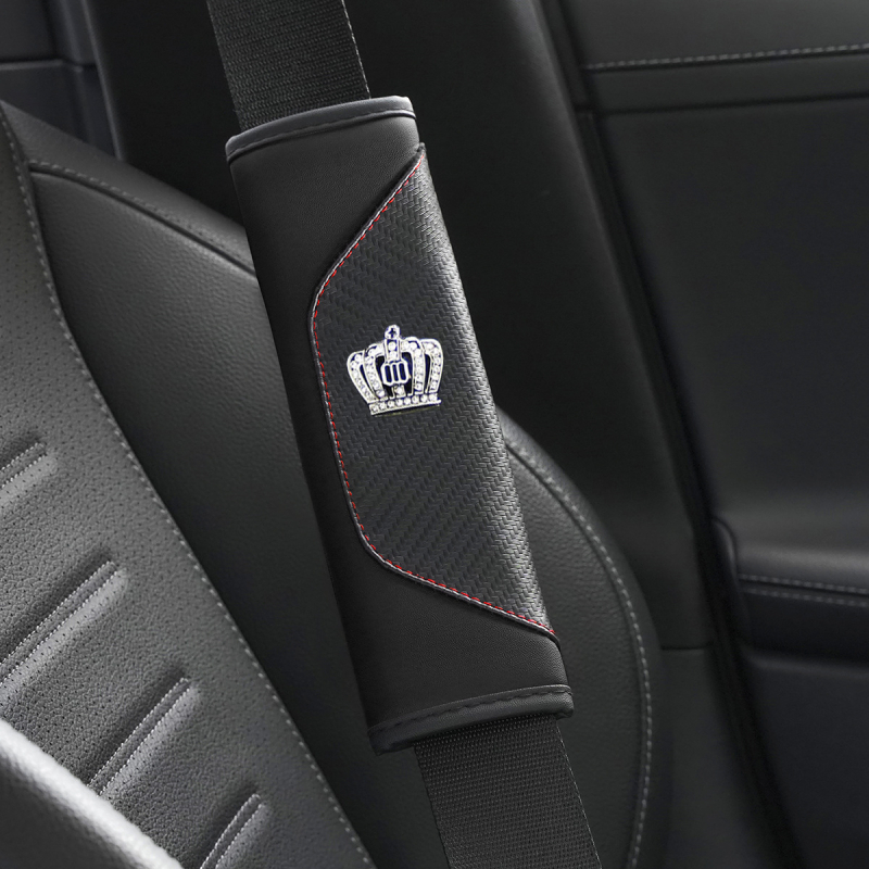 Mocha huse din piele pentru centura de siguranță, universale pentru interiorul mașinii, greutate 0,05 kg