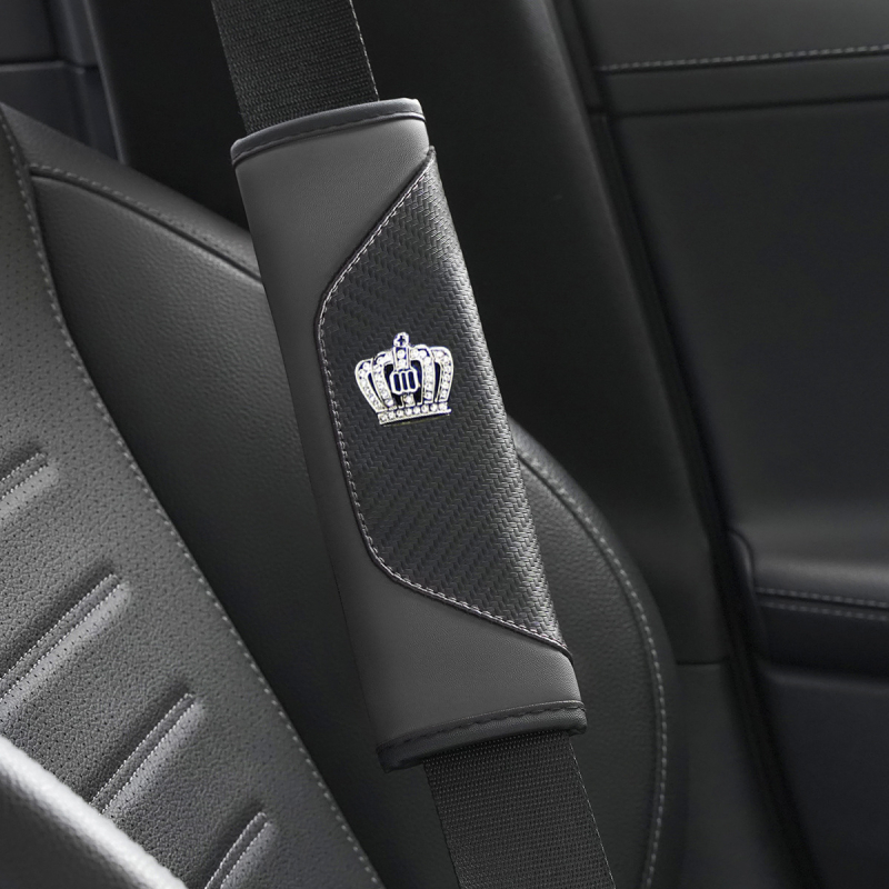 Mocha huse din piele pentru centura de siguranță, universale pentru interiorul mașinii, greutate 0,05 kg