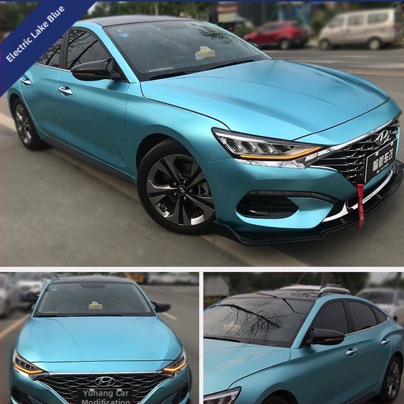 Autocolant pentru caroserie, film electro-optic metal color-change, acoperire completă a vehiculului, personalizabil, tip autoadeziv