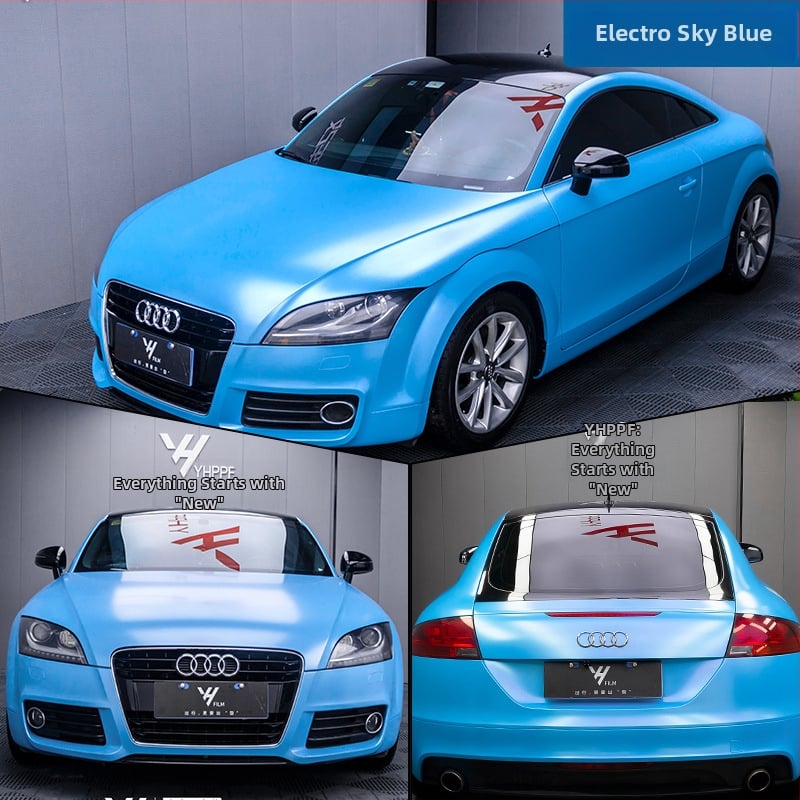 Autocolant pentru caroserie, film electro-optic metal color-change, acoperire completă a vehiculului, personalizabil, tip autoadeziv