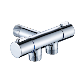 Bakar troputni ventil s dvostrukom kontrolom i raspršivačem, model Hanma 1261/1231, unutarnji promjer 4 mm, navojno spajanje, za tuš sustav
