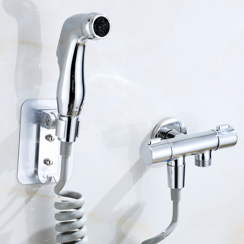 Bakar troputni ventil s dvostrukom kontrolom i raspršivačem, model Hanma 1261/1231, unutarnji promjer 4 mm, navojno spajanje, za tuš sustav