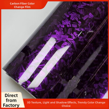 Autocolant complet pentru mașină din PVC cu model fibră de carbon, montaj cu adeziv, potrivit pentru mașină, motocicletă, vehicul electric și oglindă retrovizoare