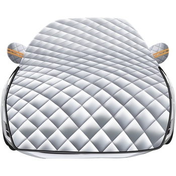 Acoperire auto, material folie de aluminiu, instalare semiacoperire, potrivire universală, stil îngroșat minimalist, greutate 1,21 kg (Material: folie de aluminiu; Instalare: semiacoperire; Potrivire universală)