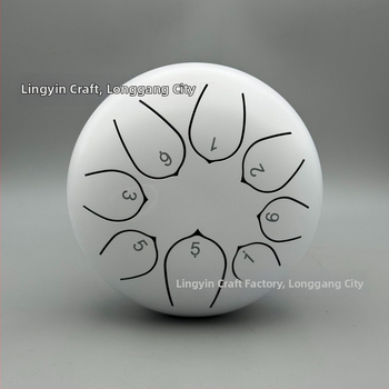 Jazýčkový bubon z karbónovej ocele, 8 tónov, model 6-8-8, pre deti a meditáciu