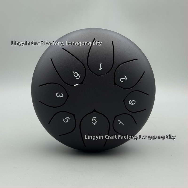 Jazýčkový bubon z karbónovej ocele, 8 tónov, model 6-8-8, pre deti a meditáciu