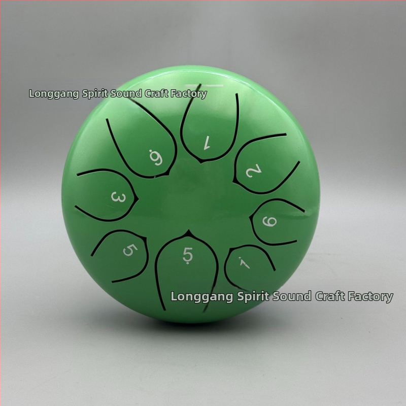 Jazýčkový bubon z karbónovej ocele, 8 tónov, model 6-8-8, pre deti a meditáciu