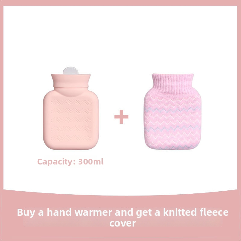 Silikónová fľaša na horúcu vodu s naplnením vodou, samohrejúca, výbušne odolná, dvojité použitie teplo/chlad, prenosná plyšová pomôcka