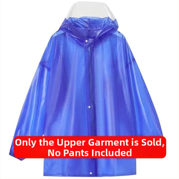 Unisex PVC dažďový pončo, tenký nepromokavý jednopásový plášť pre cyklistiku a turistiku vonku
