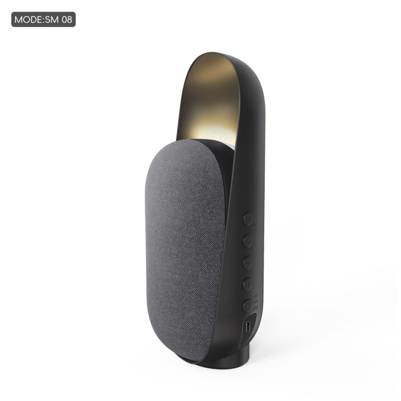 Bluetooth zvučnik s TWS, zidnim nosačem i daljinskim upravljačem, uređaj za bijeli šum za spavanje i noćno svjetlo s detekcijom pokreta; Bluetooth 5.3, 100 Hz–20 kHz, SNR ≥95 dB, ugrađena baterija 2000–4000 mAh, snaga 15 W