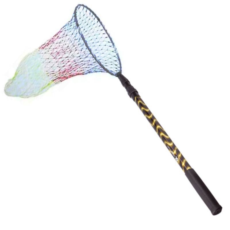 Teleskopska ribarska mreža od aluminijske legure s trokutastim aluminijskim prstenom — Materijal: aluminijska legura; Teleskopska: Da; Marka: Consecutive Ball