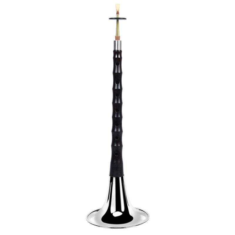 Σούνα - Ebony suona μοντέλο, ξύλινο μουσικό όργανο, προέλευση Κίνα, συσκευασία από χαρτόνι