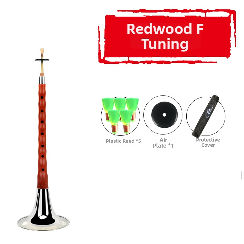 Suona - Ebony suona model, drevený hudobný nástroj, pôvod Čína, kartónové balenie