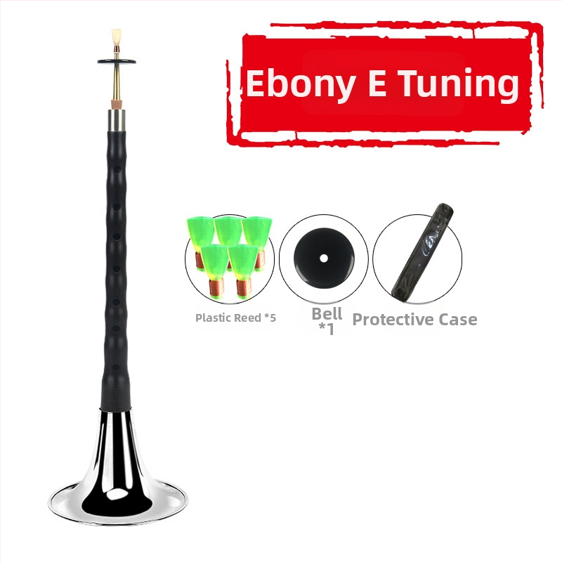 Suona - Ebony suona model, drevený hudobný nástroj, pôvod Čína, kartónové balenie
