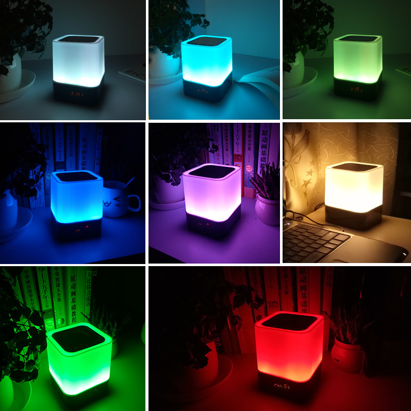 Bluetooth budilica s reproduktorom i LED rasvjetom (Bluetooth 5.0 • 5W • 1000–1200mAh • 100 Hz–20 kHz • domet 10 m)