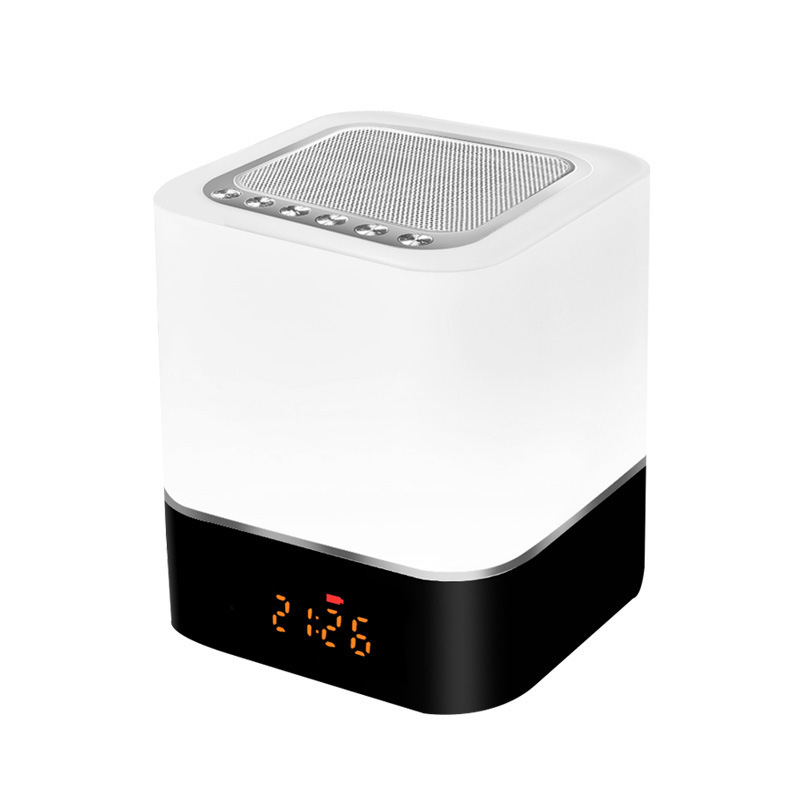 Bluetooth budilica s reproduktorom i LED rasvjetom (Bluetooth 5.0 • 5W • 1000–1200mAh • 100 Hz–20 kHz • domet 10 m)