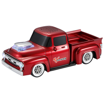 WSTER Retro Bluetooth vanjski zvučnik – tema kamion pickup, ugrađena baterija, 6W, Bluetooth 5.3, 20Hz-20kHz, domet 10 m, hands-free pozivi