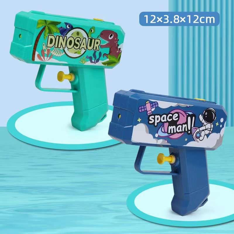Plastična vodena pištolj s izvlačnom dvostrukom mlaznicom, visokotlačna igračka za dječake