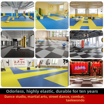 Таеквондо модуларни подложки за под за домашна зала – PE материал, пенеста конструкция, квадратна форма, квадратен модел, сухо почистване
