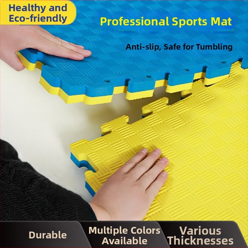 Таеквондо модуларни подложки за под за домашна зала – PE материал, пенеста конструкция, квадратна форма, квадратен модел, сухо почистване