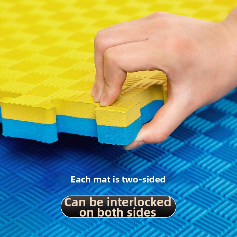 Таеквондо модуларни подложки за под за домашна зала – PE материал, пенеста конструкция, квадратна форма, квадратен модел, сухо почистване