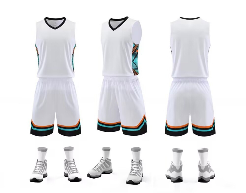 Košarkaški komplet dresova, bez rukava, V-izrez, slobodan kroj; Vanjski materijal od vlakana bambusa s 100% poliesterom, podstava od vlakana bambusa s 100% poliesterom; Unisex odrasli