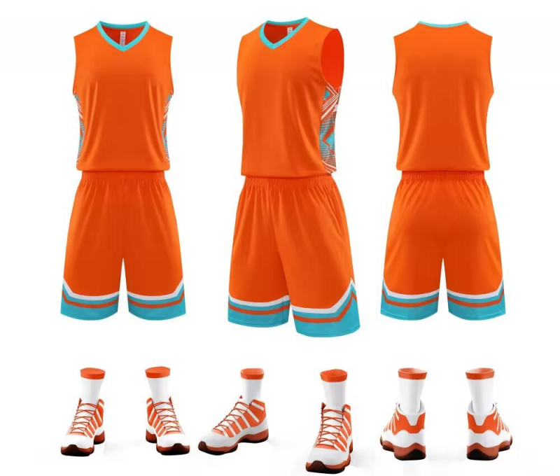 Košarkaški komplet dresova, bez rukava, V-izrez, slobodan kroj; Vanjski materijal od vlakana bambusa s 100% poliesterom, podstava od vlakana bambusa s 100% poliesterom; Unisex odrasli