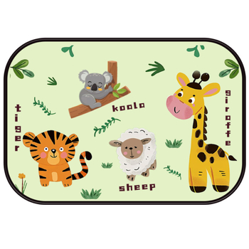 Parasolar auto din PVC pentru fereastra, Mairich, montaj cu autocolant static, stil desen animat, pentru ferestrele mașinii