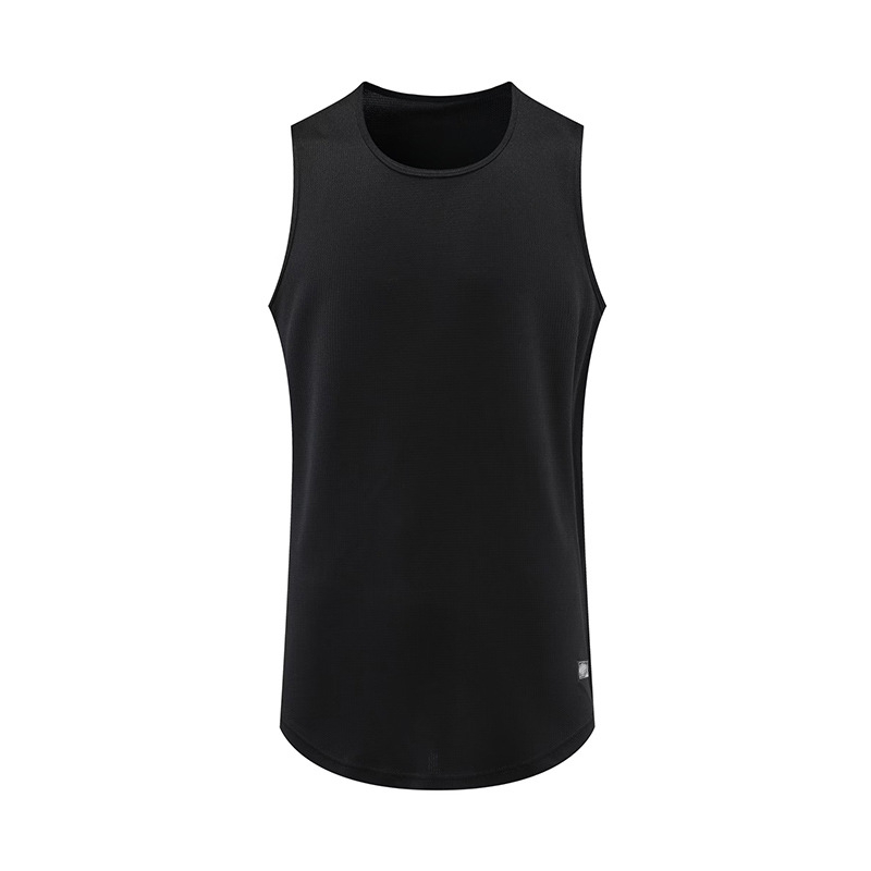 Tricou fără mâneci de baschet, uscat rapid, respirabil pentru adulți — pentru toate sezoanele, din amestec de fibre sintetice cu 80% acetat; potrivit pentru alergare, fitness și baschet.