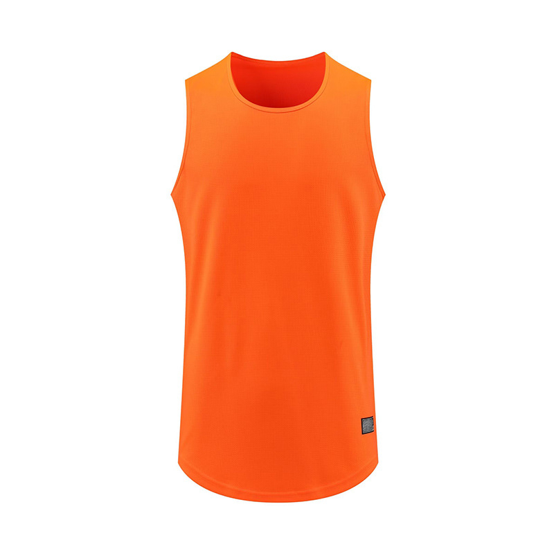 Tricou fără mâneci de baschet, uscat rapid, respirabil pentru adulți — pentru toate sezoanele, din amestec de fibre sintetice cu 80% acetat; potrivit pentru alergare, fitness și baschet.