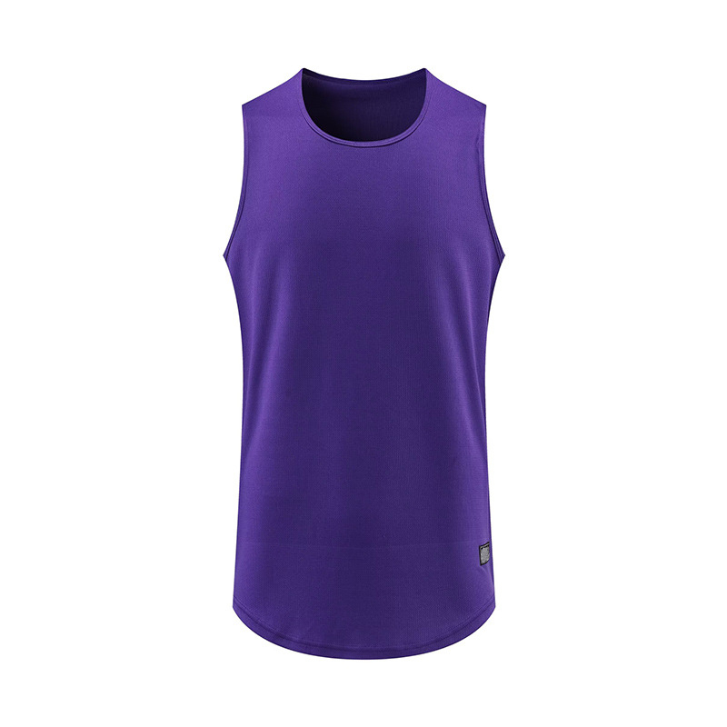 Tricou fără mâneci de baschet, uscat rapid, respirabil pentru adulți — pentru toate sezoanele, din amestec de fibre sintetice cu 80% acetat; potrivit pentru alergare, fitness și baschet.