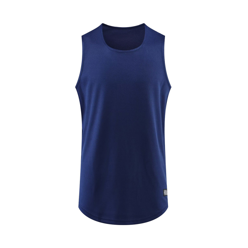 Tricou fără mâneci de baschet, uscat rapid, respirabil pentru adulți — pentru toate sezoanele, din amestec de fibre sintetice cu 80% acetat; potrivit pentru alergare, fitness și baschet.